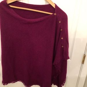 NWT Lilly Pulitzer cashmere wrap- wine color